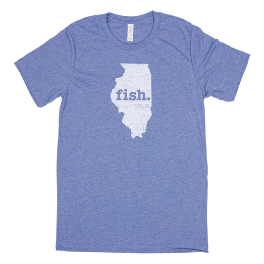 fish. Men's Unisex T-Shirt - Illinois