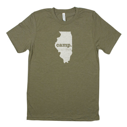 camp. Men's Unisex T-Shirt - Illinois