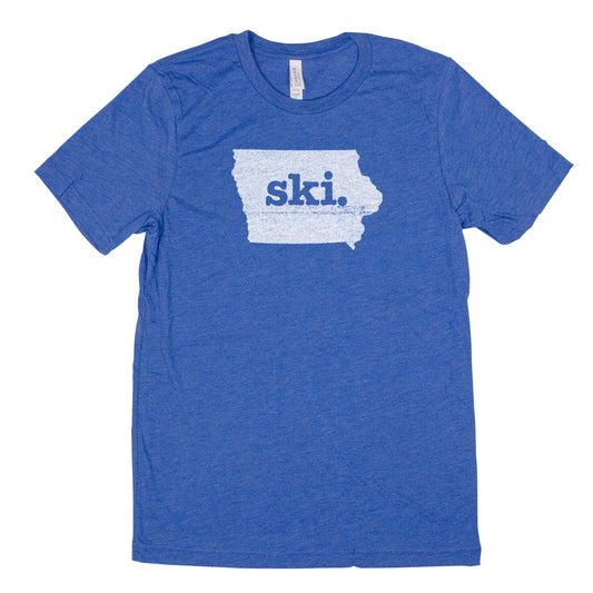 ski. Men's Unisex T-Shirt - Iowa