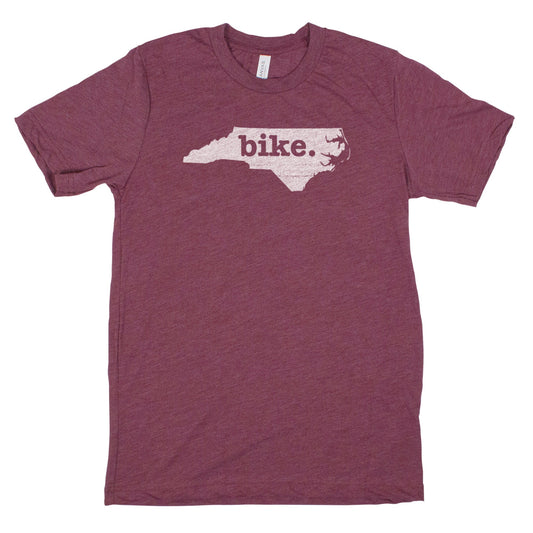 bike. Men's Unisex T-Shirt - North Carolina