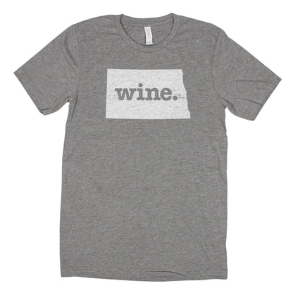 wine. Men's Unisex T-Shirt - North Dakota