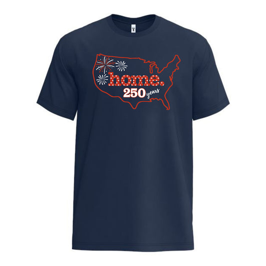 Novelty America 250 home. shirt
