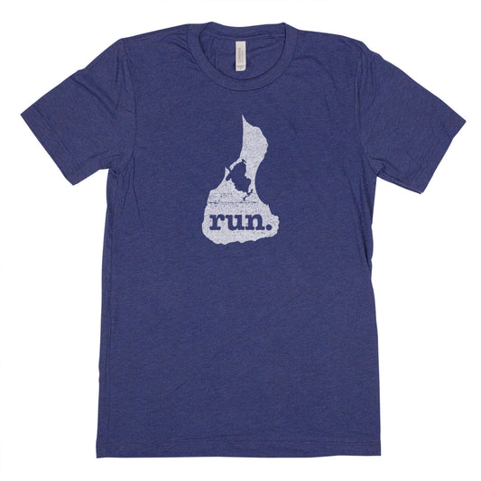 run. Men's Unisex T-Shirt - Block Island