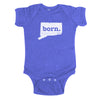 born. Baby Bodysuit - Connecticut