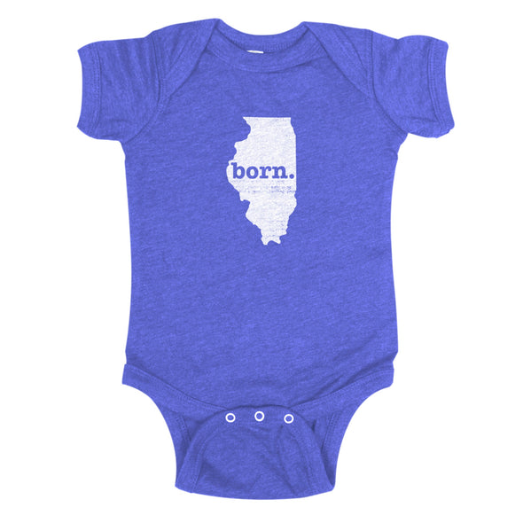 born. Baby Bodysuit - Illinois