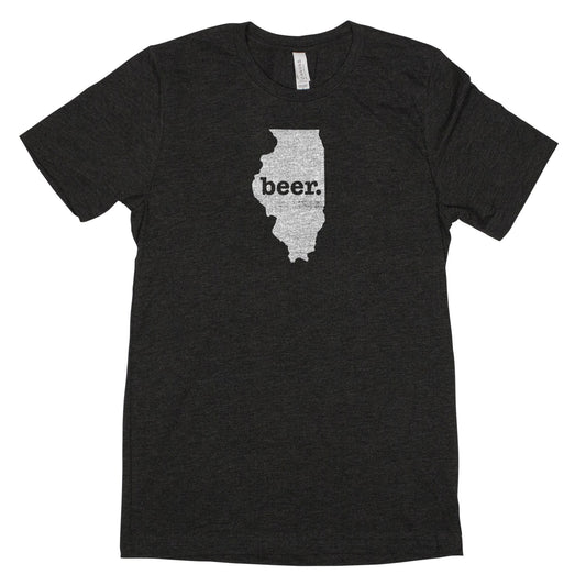 beer. Men's Unisex T-Shirt - Illinois