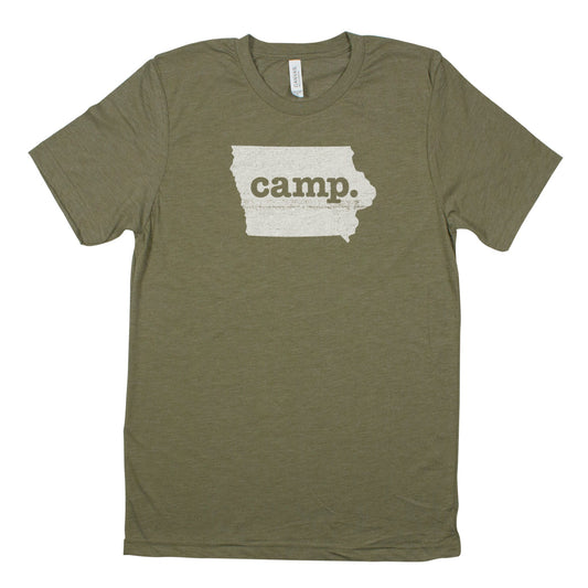 camp. Men's Unisex T-Shirt - Iowa