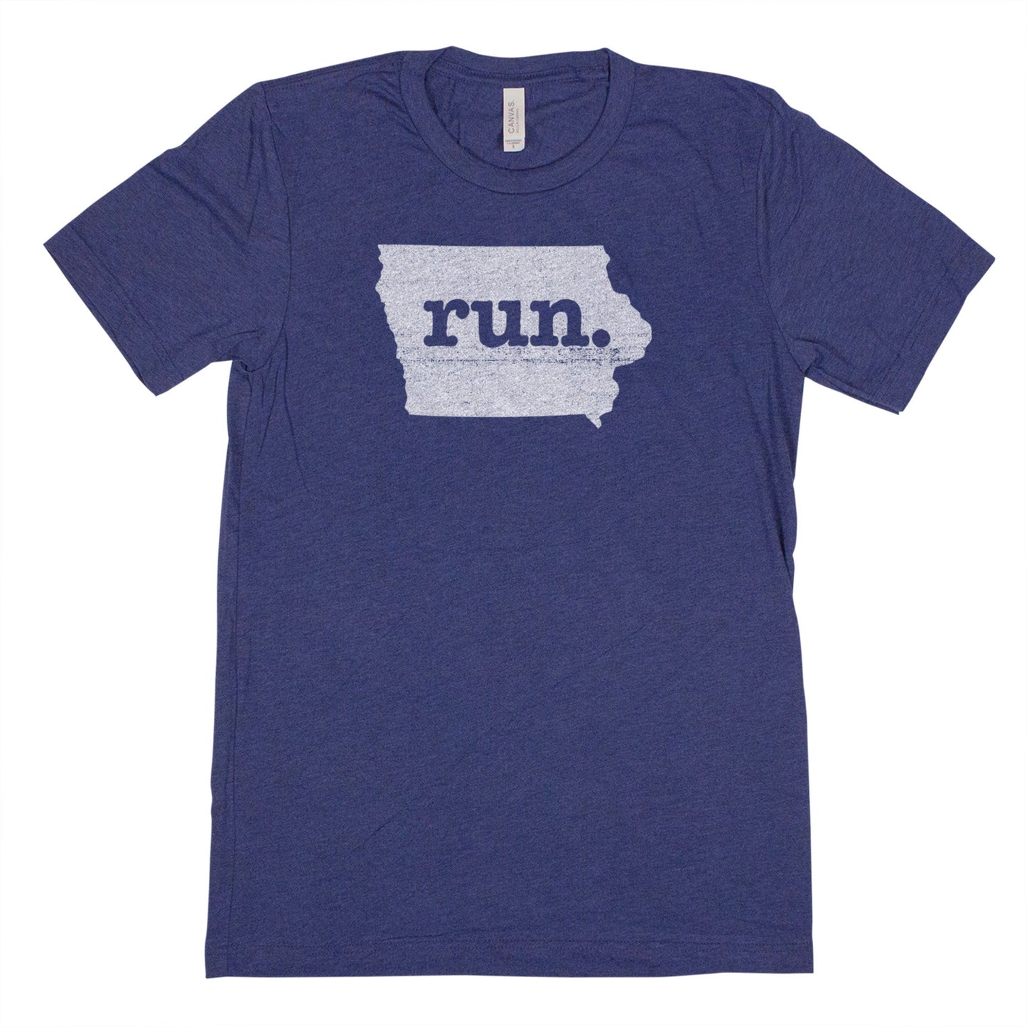 run. Men's Unisex T-Shirt - Iowa