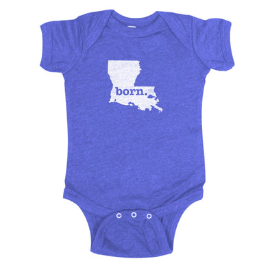 born. Baby Bodysuit - Louisiana