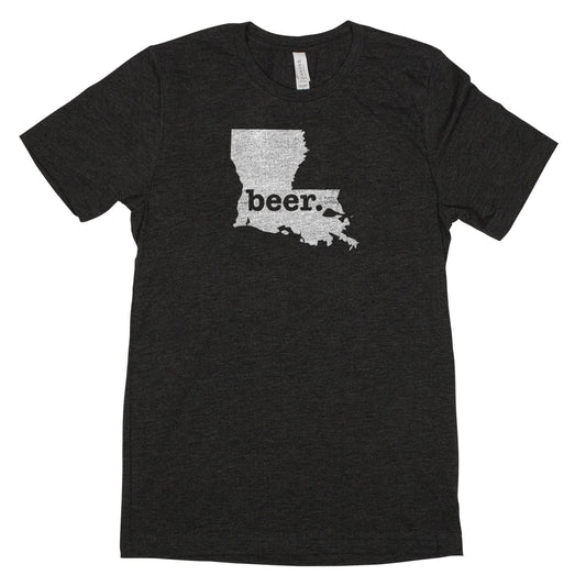 beer. Men's Unisex T-Shirt - Louisiana