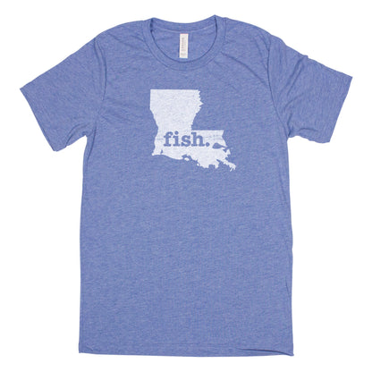 fish. Men's Unisex T-Shirt - Louisiana