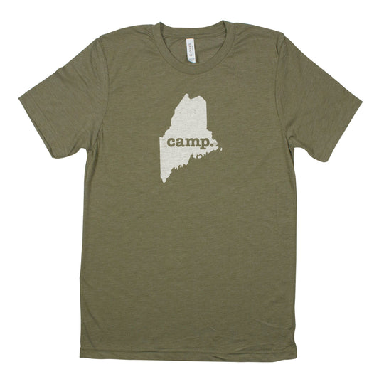 camp. Men's Unisex T-Shirt - Maine