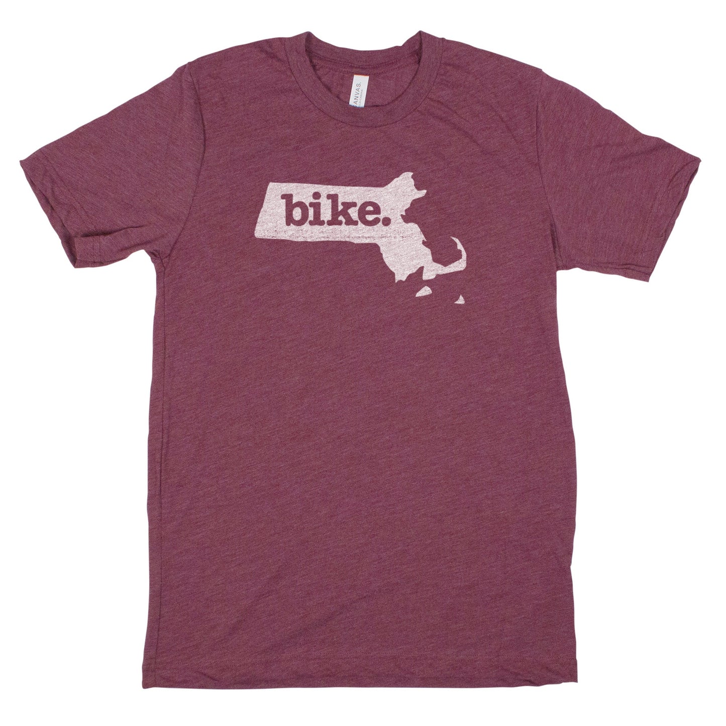 bike. Men's Unisex T-Shirt - Massachusetts