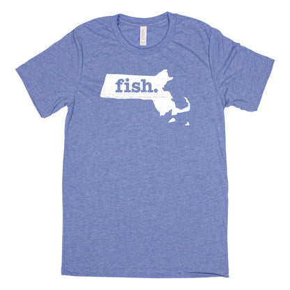 fish. Men's Unisex T-Shirt - Massachusetts