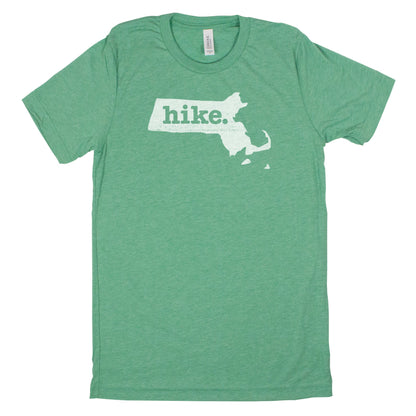 hike. Men's Unisex T-Shirt - Massachusetts
