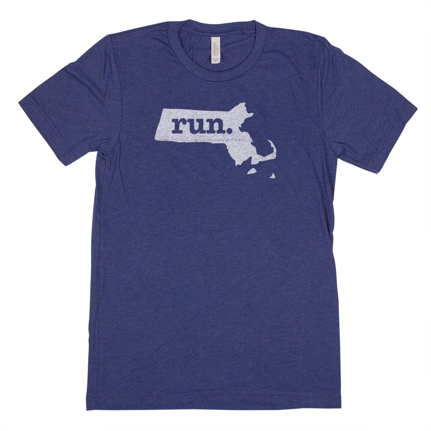 run. Men's Unisex T-Shirt - Massachusetts