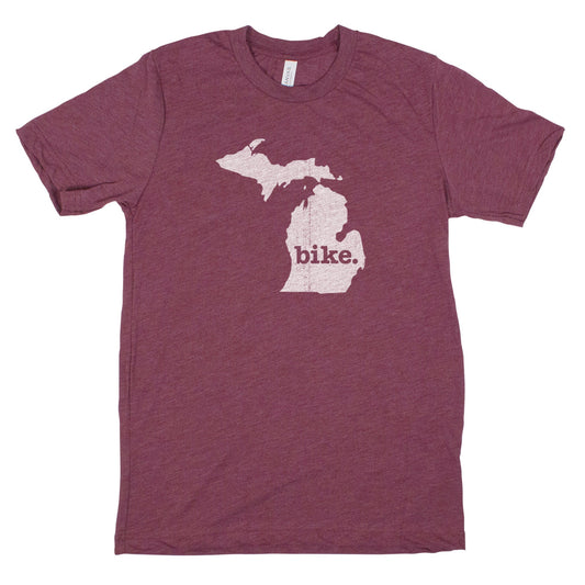bike. Men's Unisex T-Shirt - Michigan