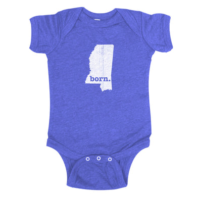 born. Baby Bodysuit - Mississippi