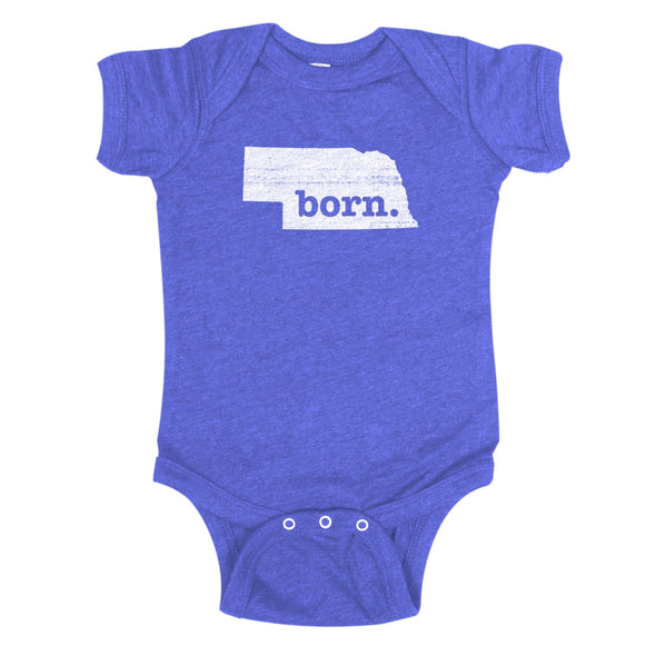 born. Baby Bodysuit - Nebraska