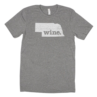 wine. Men's Unisex T-Shirt - Nebraska