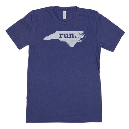 run. Men's Unisex T-Shirt - North Carolina