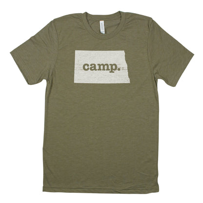camp. Men's Unisex T-Shirt - North Dakota