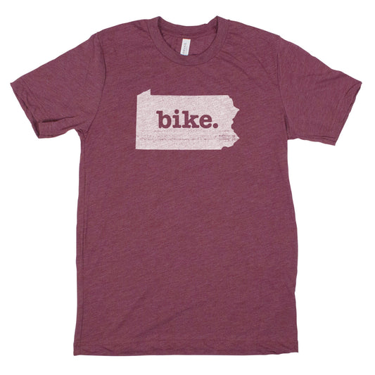 bike. Men's Unisex T-Shirt - Pennsylvania