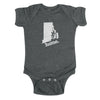 home. Baby Bodysuit - Rhode Island