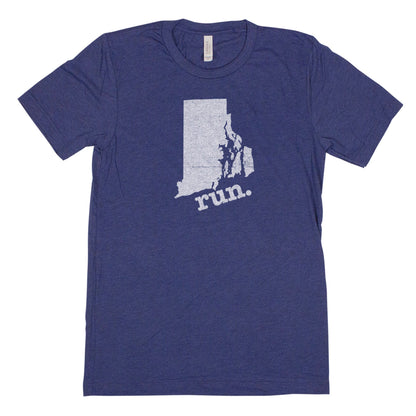 run. Men's Unisex T-Shirt - Rhode Island