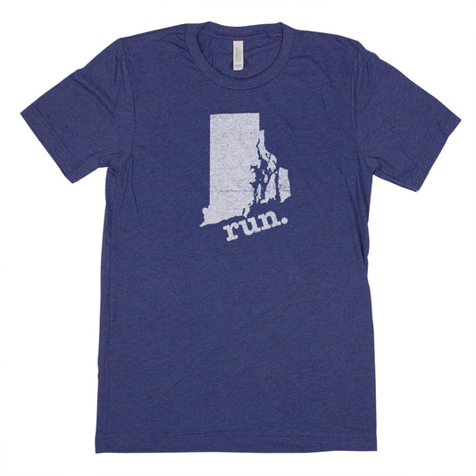 run. Men's Unisex T-Shirt - Rhode Island