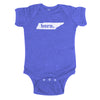 born. Baby Bodysuit - Tennessee