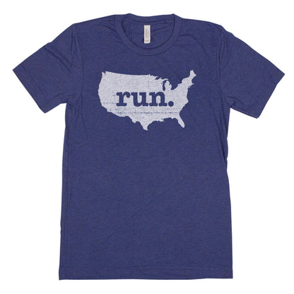 run. Men's Unisex T-Shirt - US