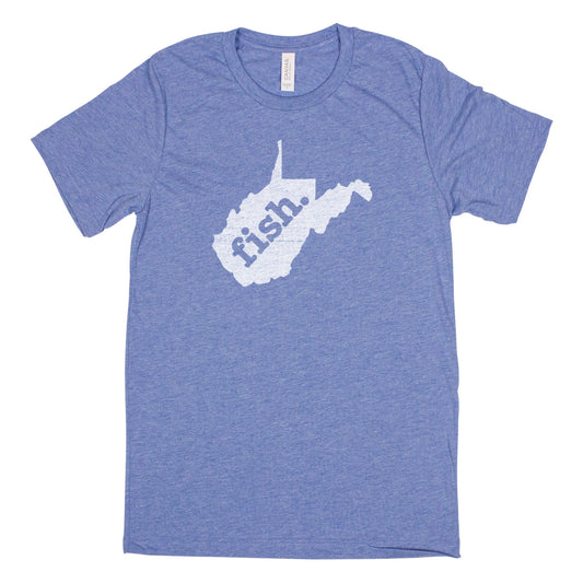 fish. Men's Unisex T-Shirt - West Virginia