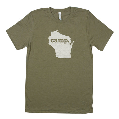 camp. Men's Unisex T-Shirt - Wisconsin