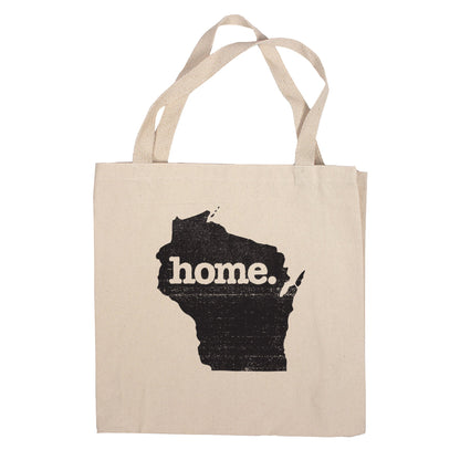 Canvas Tote Bag - Wisconsin