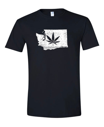 cannabis. Men’s Unisex T-Shirt - Washington