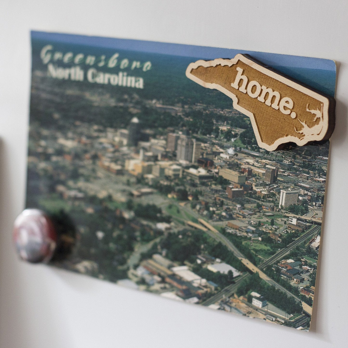 home. Wood Magnet - Kansas
